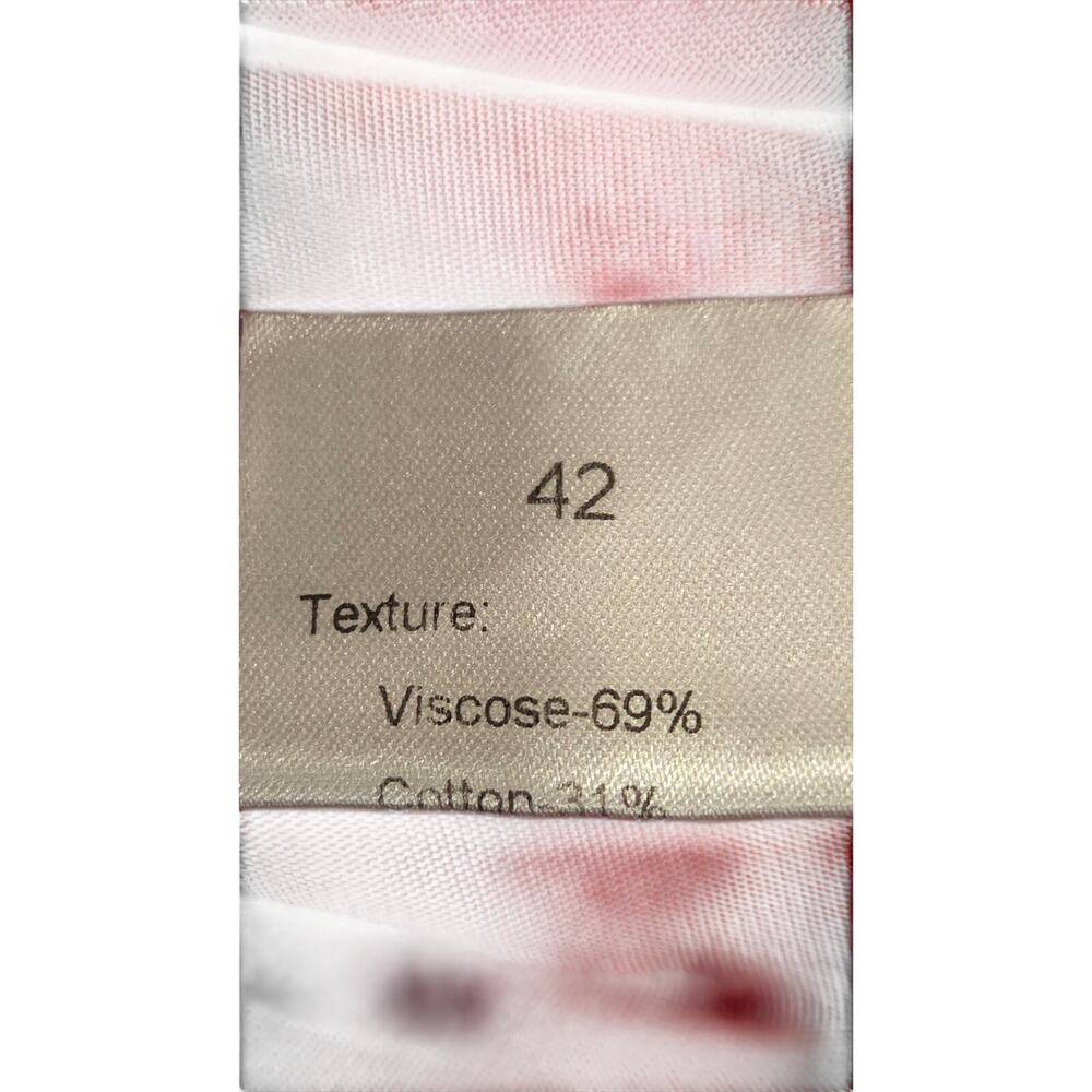 European Boutique Cherry Red Plush Velvet Blazer EU 42 - Picture 13 of 14